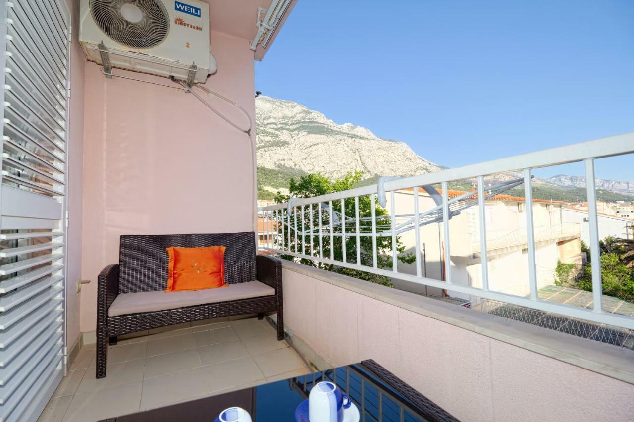 Apartman Laura Galileo Blizu Centra I Plaze Makarska Dış mekan fotoğraf